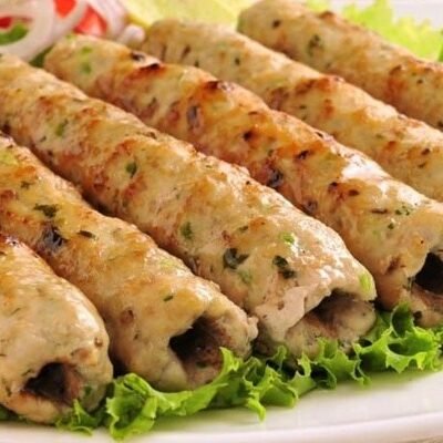 Chicken Seekh Kabab (2 Skewers)