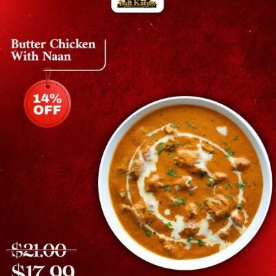 Butter Chicken with Naan